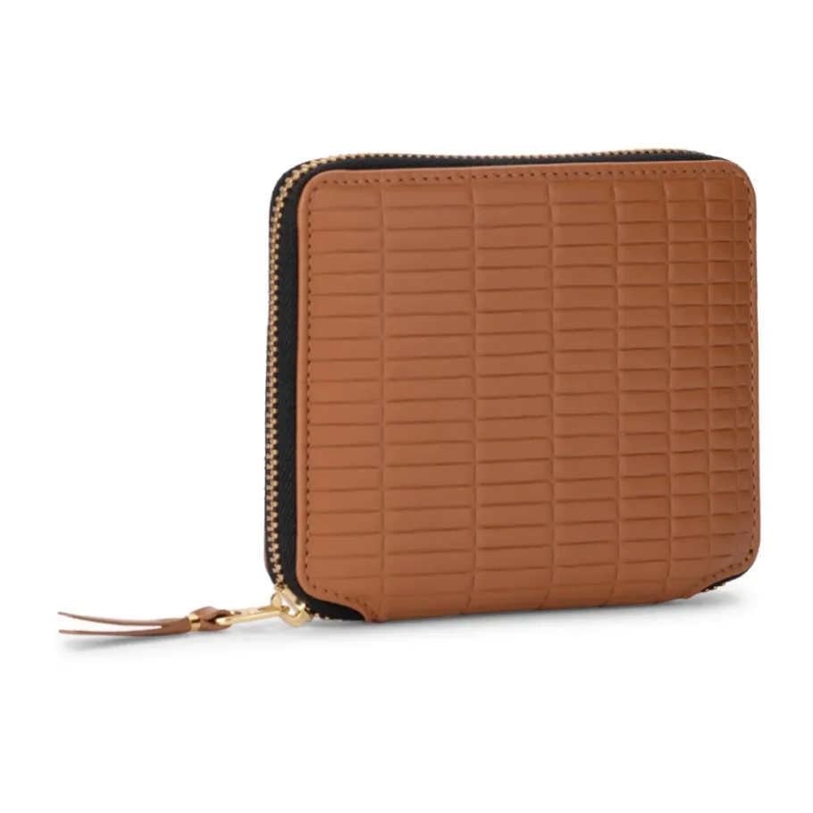 Comme des Garçons Brick Line leren portemonnee-Heren Portefeuilles