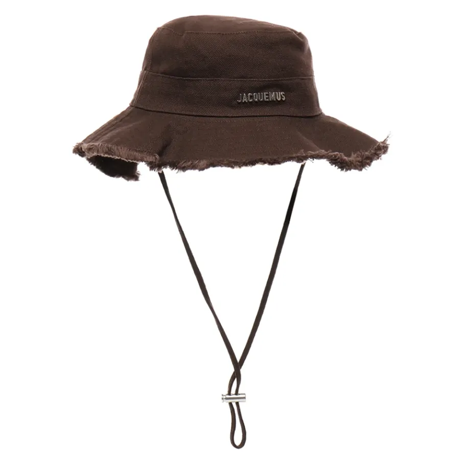 Jacquemus Katoen Logo Metaal Koord Verstelbaar-Heren Hoeden