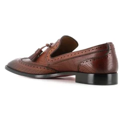 Christian Louboutin Leren Sandalen Zwaluwstiksels-Heren Instappers & Slip Ons