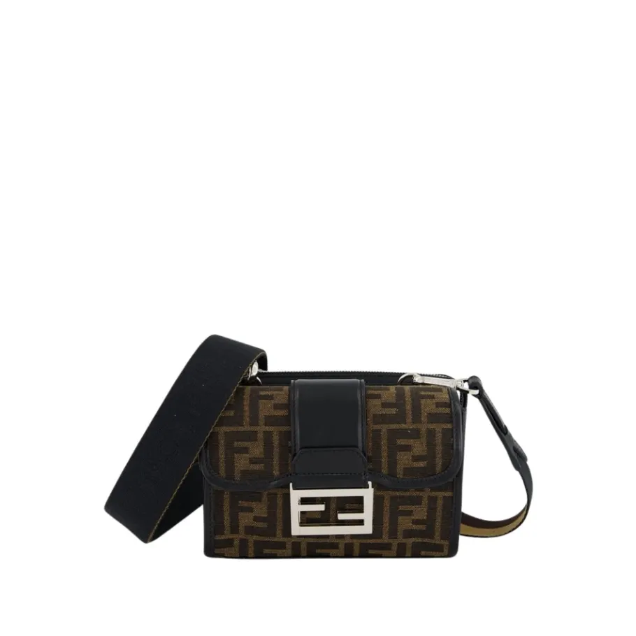 Fendi e FF Jacquard Dubbele Baguette Tas-Heren Tassen
