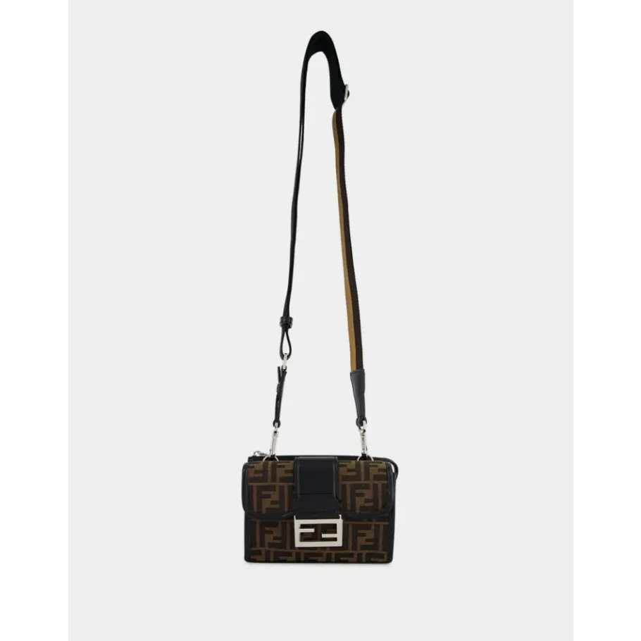 Fendi e FF Jacquard Dubbele Baguette Tas-Heren Tassen