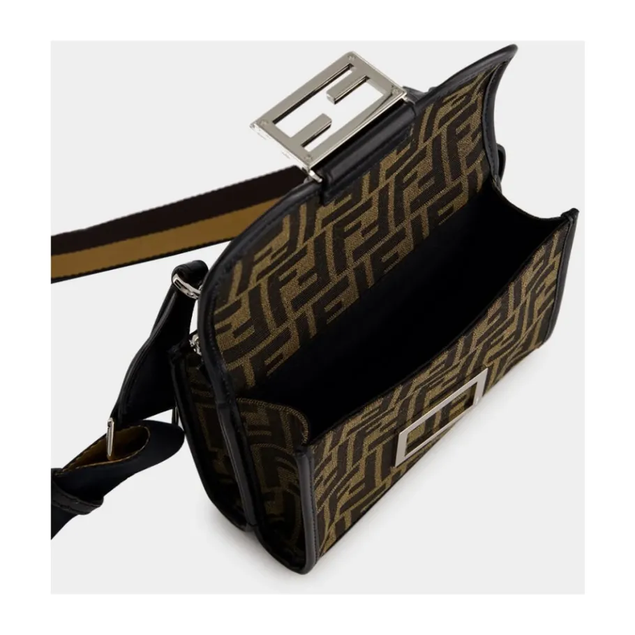 Fendi e FF Jacquard Dubbele Baguette Tas-Heren Tassen