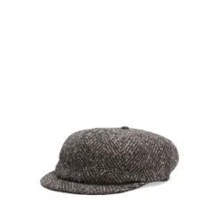 Dolce & Gabbana e Herringbone Wol Platte Klep Hoed-Heren Hoeden