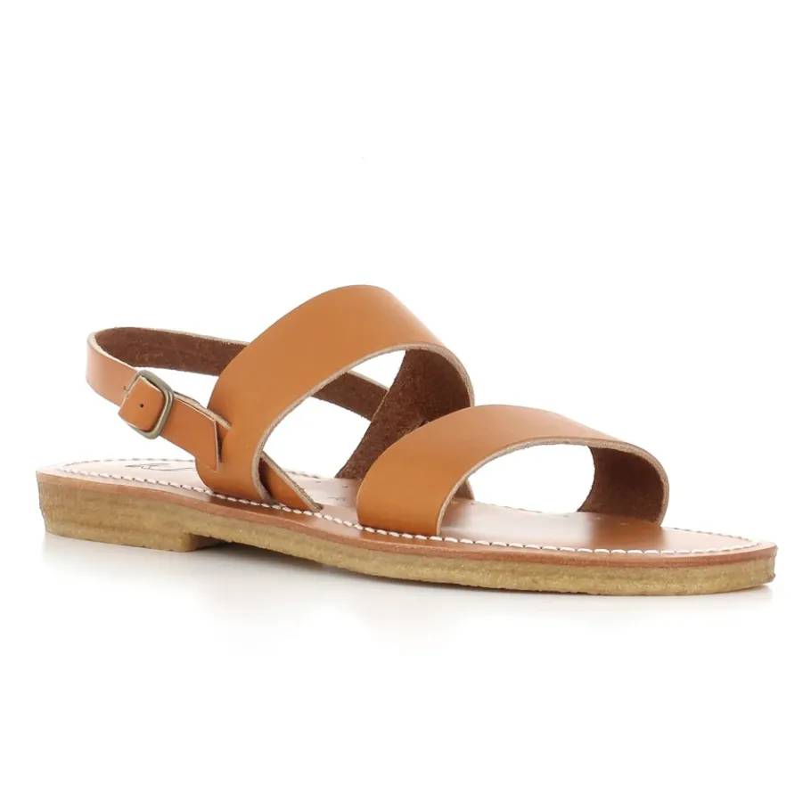 K.JACQUES e leren sandaal met gespsluiting-Heren Sandalen