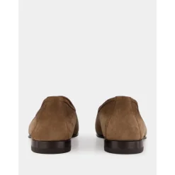 Santoni e Nubuck Tassel Loafers-Heren Instappers & Slip Ons