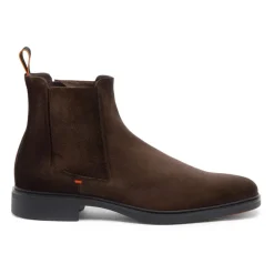 Santoni e Suède Chelsea Laarzen Lichtgewicht Stijl-Heren Laarzen