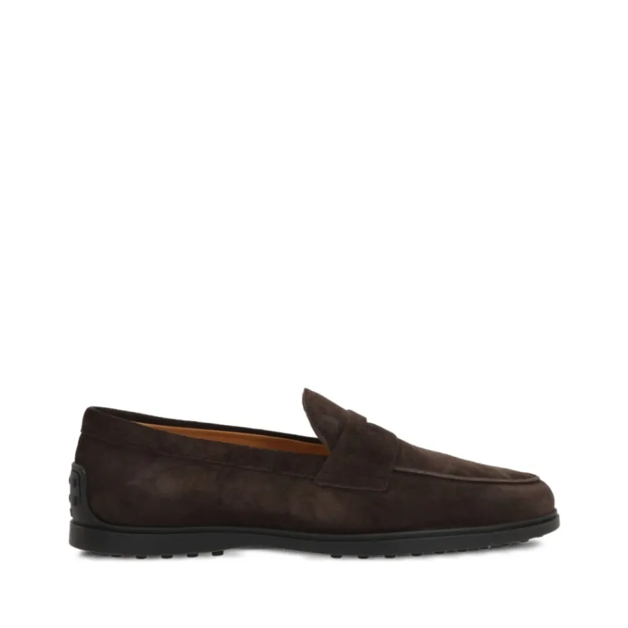 Tod's e Suède Loafers met Rubberen Studs-Heren Instappers & Slip Ons