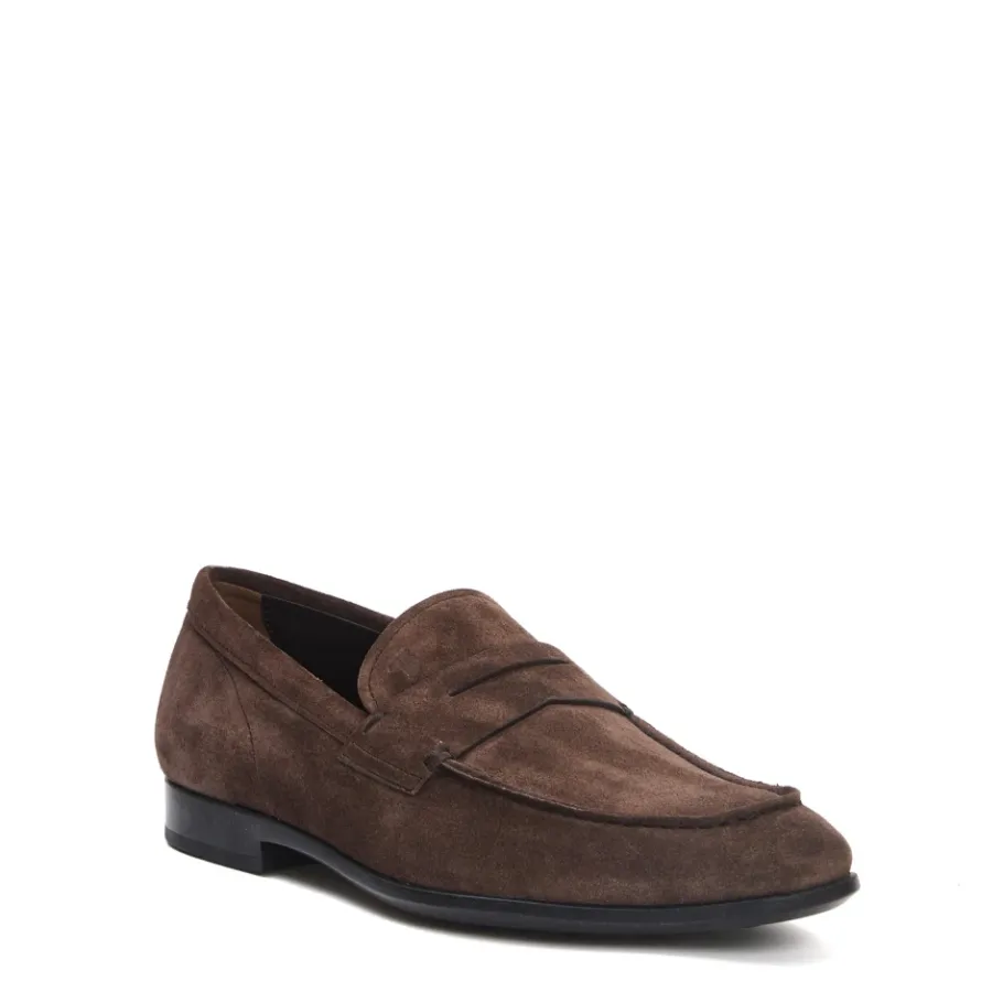 Tod's e Suède Loaferschoen-Heren Instappers & Slip Ons