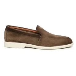 Santoni e Suède Platte Schoenen Klassieke Stijl-Heren Instappers & Slip Ons