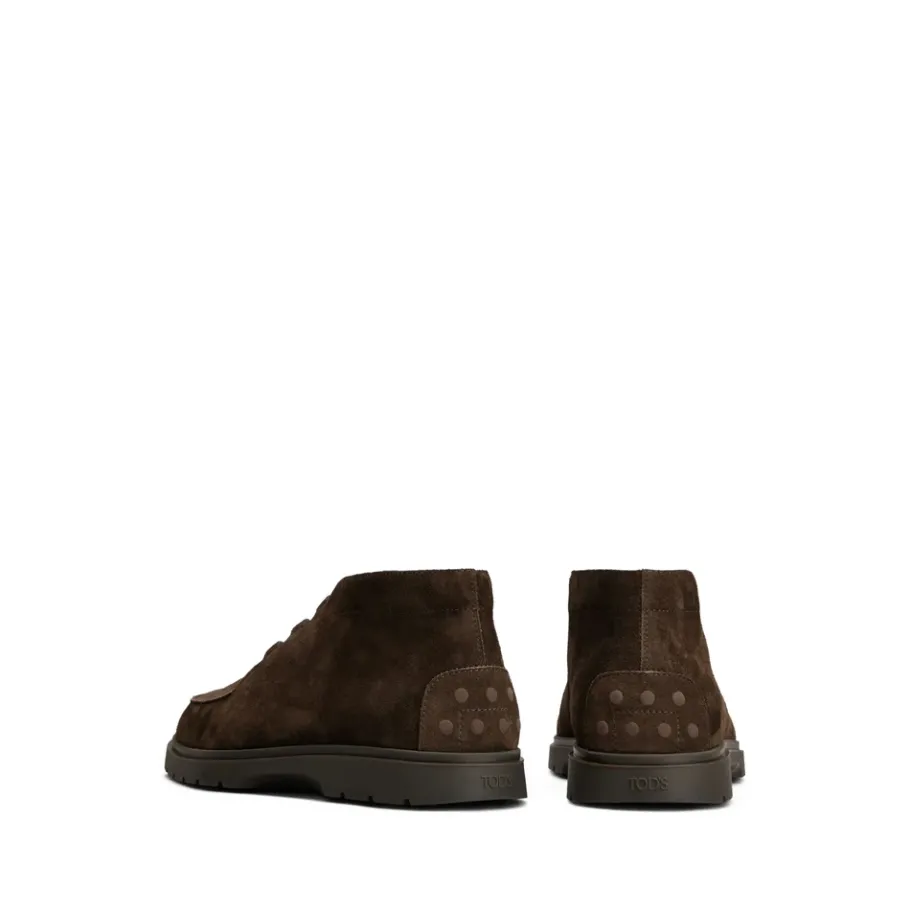 Tod's e Veterschoenen met Ronde Neus-Heren Laarzen