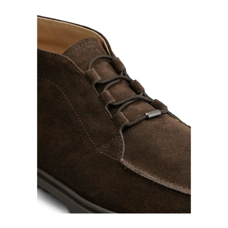 Tod's e Veterschoenen met Ronde Neus-Heren Laarzen