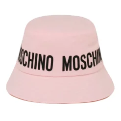 Moschino Bucket Hat met Logo-Heren Hoeden