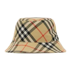 Burberry Bucket Hat met Vintage Check-Heren Hoeden