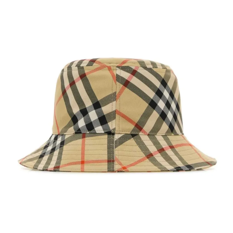 Burberry Bucket Hat met Vintage Check-Heren Hoeden