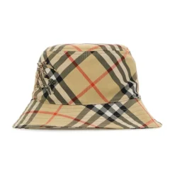 Burberry Bucket Hat met Vintage Check-Heren Hoeden