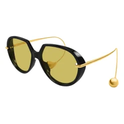 Bottega Veneta BV1436S 001 Sunglasses-Heren Zonnebrillen