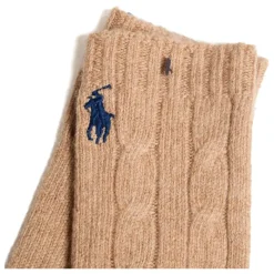 Polo Ralph Lauren Cable Wollen-Cashmere Handschoenen-Heren Handschoenen