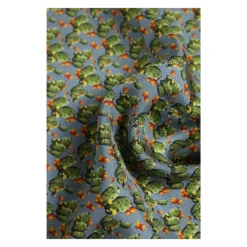 Dolce & Gabbana Cactus Print Zijden Foulard Sjaal-Heren Sjaals