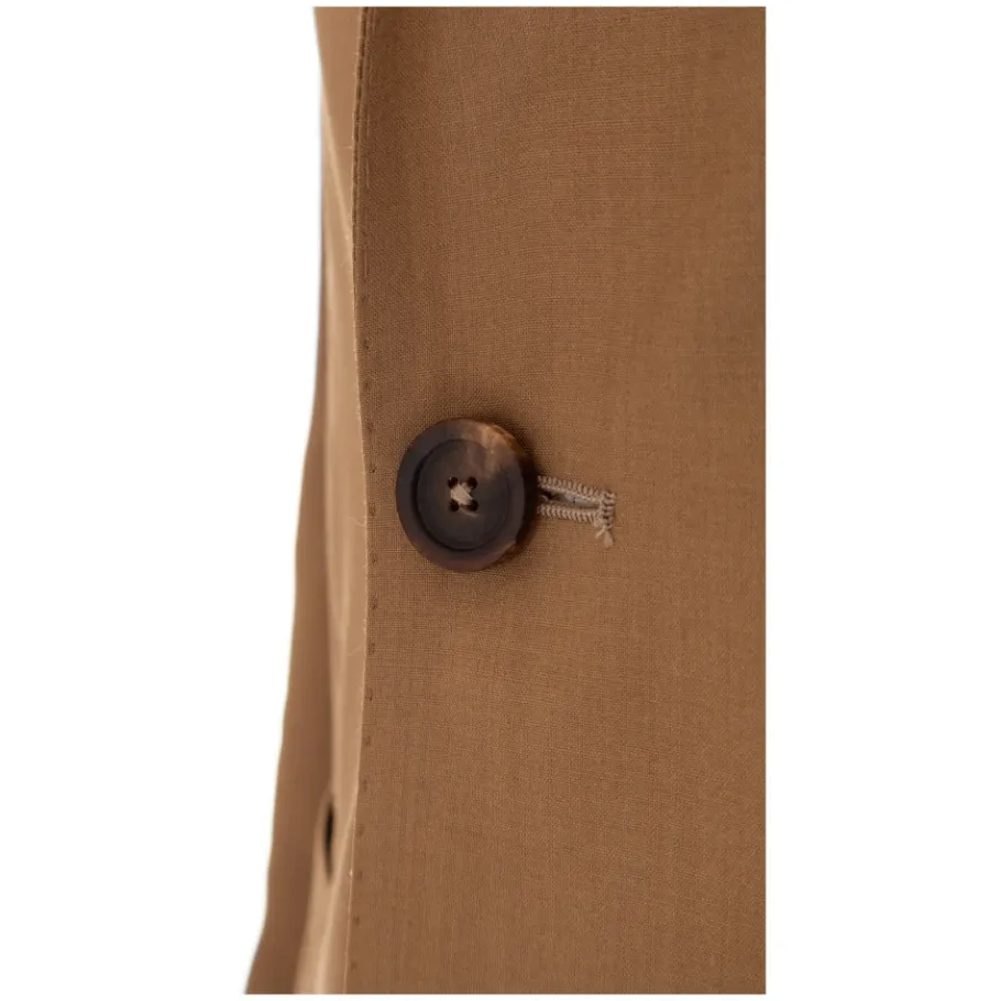 Tagliatore Camel Wol Zijde Slim Fit Jas-Heren Kostuums