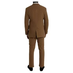 Prada Camel Wool Two-Button Suit-Heren Kostuums