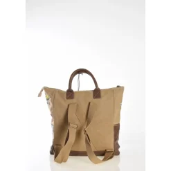 VON DUTCH Canvas rugzak met opgestikt logo-Heren Rugzakken