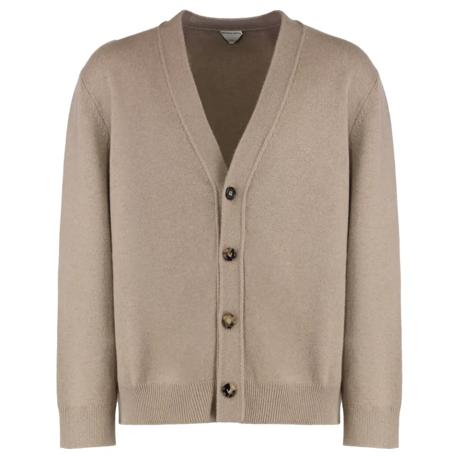 Bottega Veneta Cashmere Cardigan-Heren Truien & Vesten