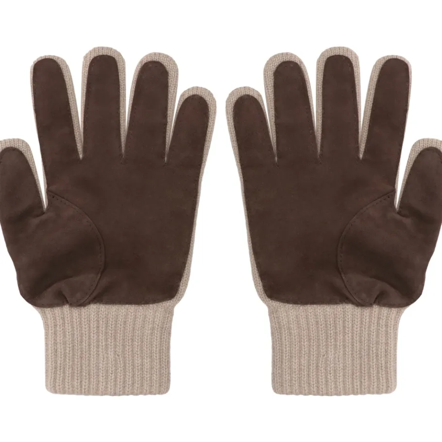 Moorer Cashmere Gebreide Handschoenen-Heren Handschoenen