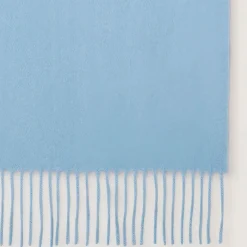 Mulberry Cashmere Sjaal in Poplin Blue-Heren Sjaals