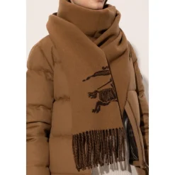 Burberry Cashmere Sjaal Met Franjes-Heren Sjaals