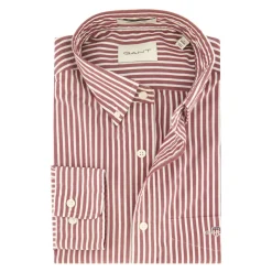 Gant Casual Bordeaux Overhemd-Heren Overhemden