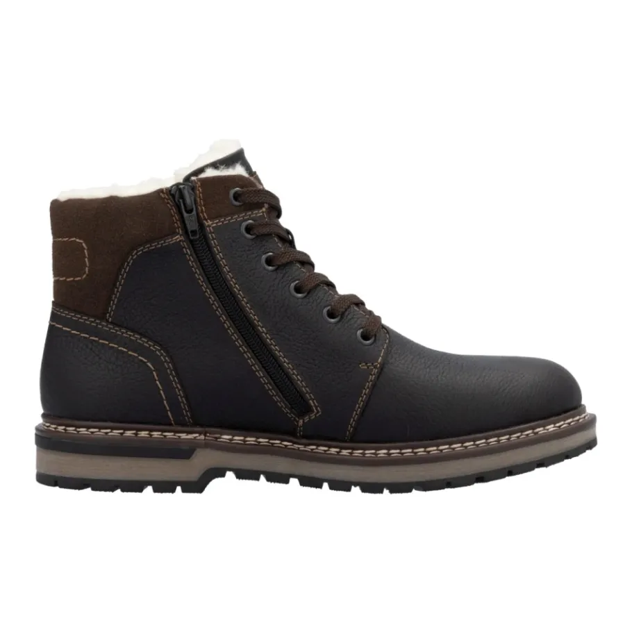 Rieker Casual Enkelboots met Gesloten Neus-Heren Snowboots