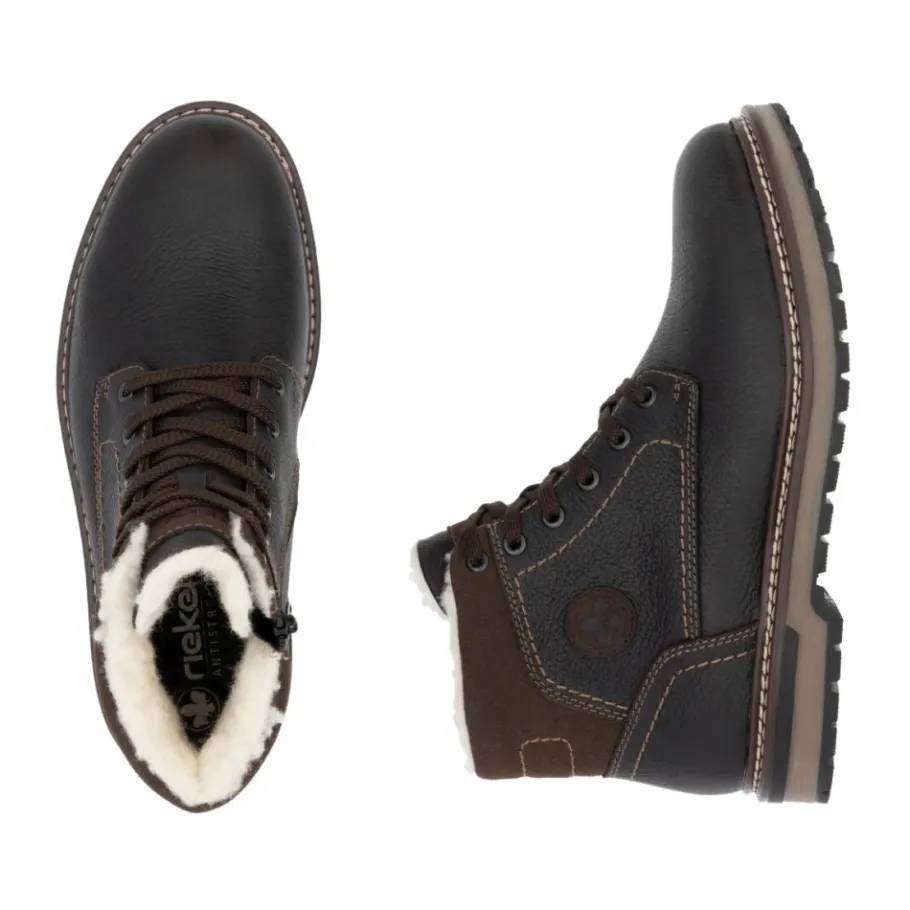 Rieker Casual Enkelboots met Gesloten Neus-Heren Snowboots