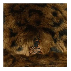Kangol Casual Faux Fur Leopard Vissershoed-Heren Hoeden