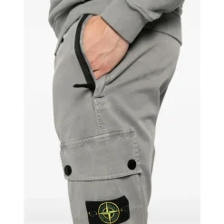 Stone Island Casual Katoenen Broek-Heren Broeken