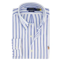 Polo Ralph Lauren Casual wit gestreept overhemd-Heren Overhemden