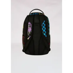 SPRAYGROUND Central Stencils Rugzak in Zwart-Heren Rugzakken|Tassen