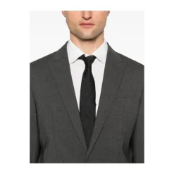 Dsquared2 Charcoal Pak met Centrale Split-Heren Kostuums