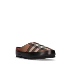 Burberry Check Logo Slip-On Loafers-Heren Pantoffels