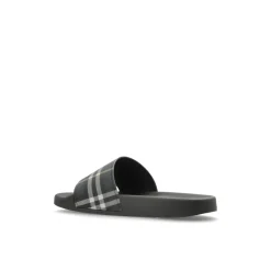 Burberry Check Slides-Heren Slippers