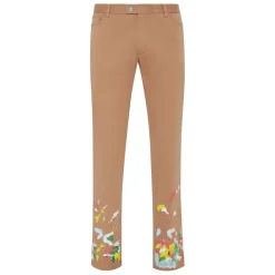 Philipp Plein Chinos Trousers Dripping-Heren Broeken