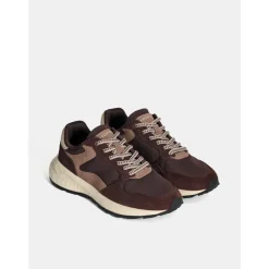 Hoff Chocolade Sneaker met Wafelzool-Heren Sneakers