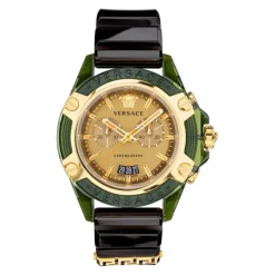 Versace Chrono Active Siliconen Horloge-Heren Horloges