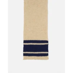 Universal Works Chunky Knit Stripe Lenny Scarf-Heren Sjaals