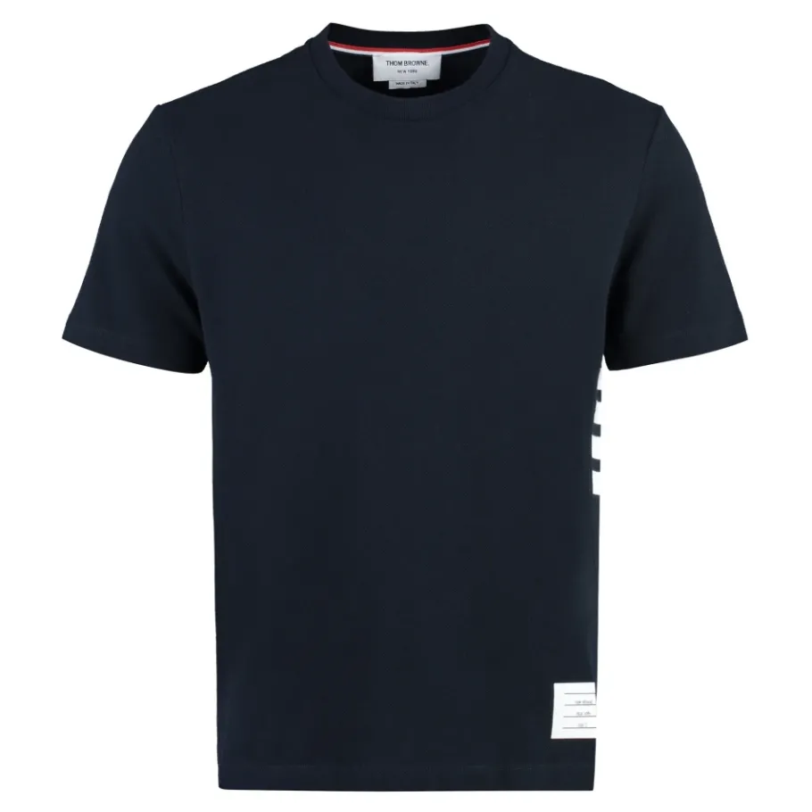 Thom Browne Classic Pique 4-Bar Tee-Heren Shirts