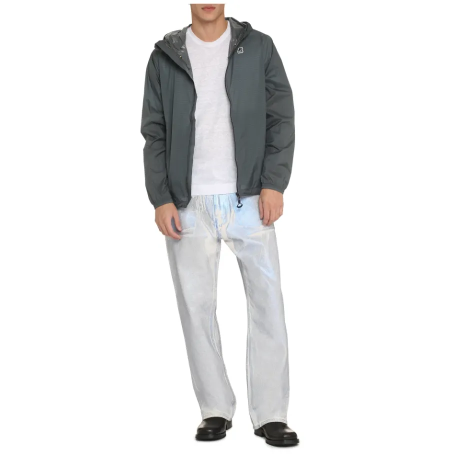 K-Way Cleon Hooded Nylon Jacket-Heren Jassen