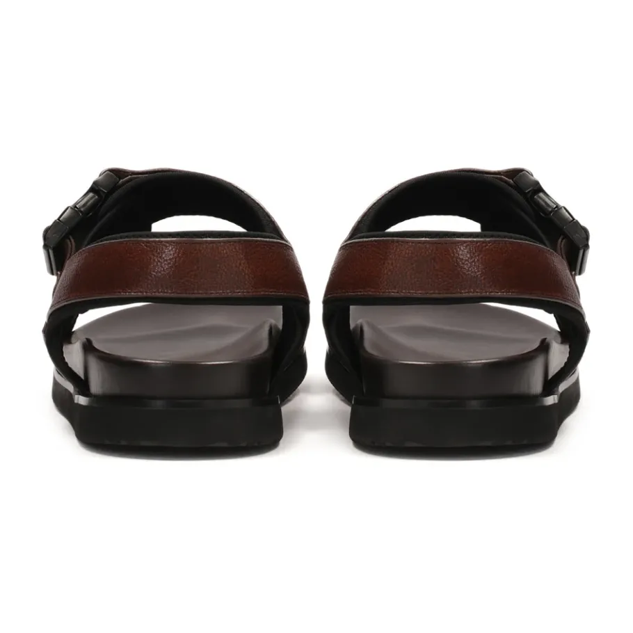 Kazar Comfortabele leren sandalen in e kleur-Heren Sandalen