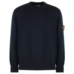 Stone Island Compass Patch Crewneck Sweater-Heren Truien & Vesten