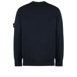 Stone Island Compass Patch Crewneck Sweater-Heren Truien & Vesten