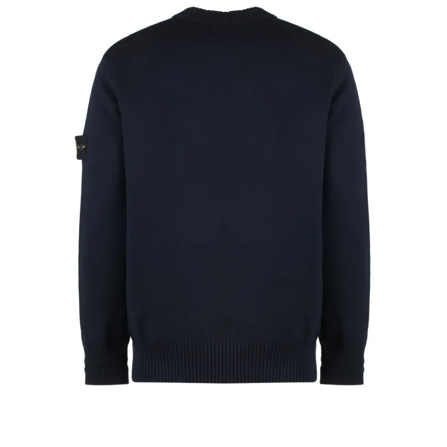 Stone Island Compass Patch Crewneck Sweater-Heren Truien & Vesten