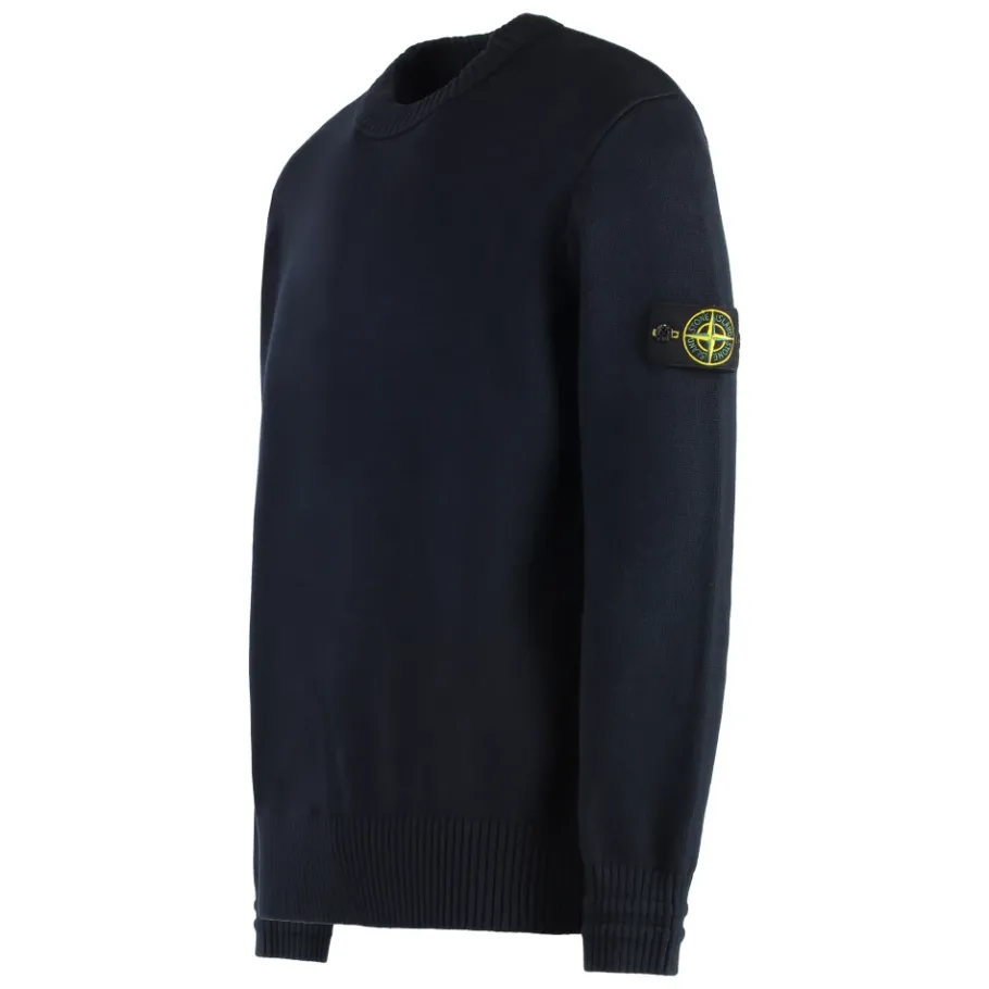 Stone Island Compass Patch Crewneck Sweater-Heren Truien & Vesten